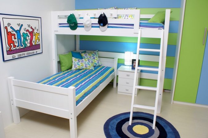 Quarto de criança com beliche