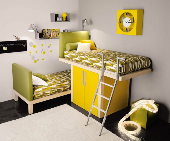 Quarto de criança com beliche