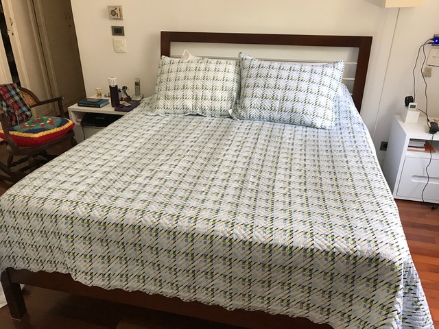 Comprando roupa de cama na internet