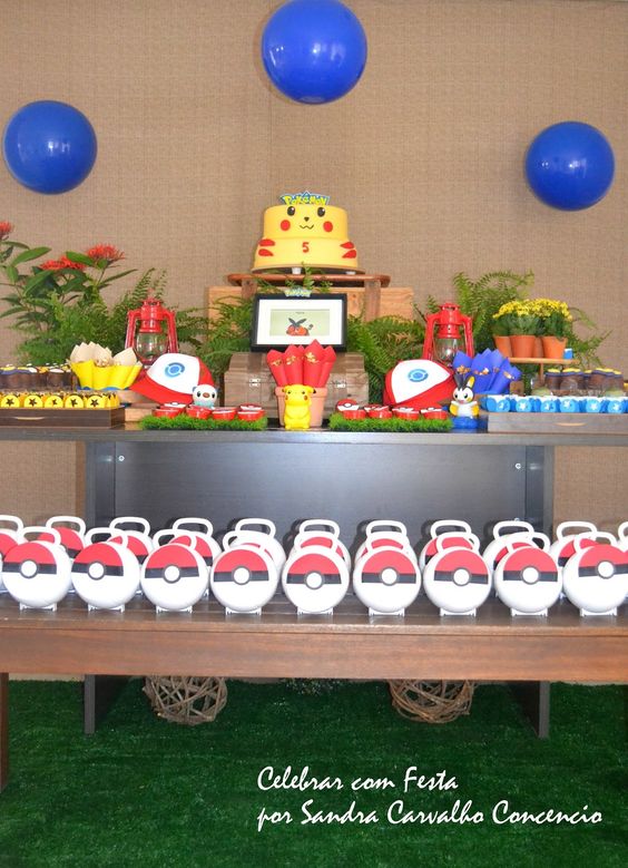 12 Ideias incríveis para festa de Pokemon