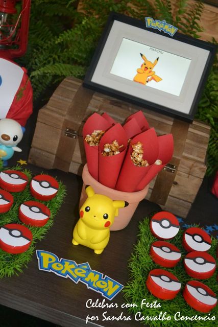 12 Ideias incríveis para festa de Pokemon