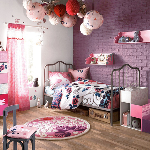 Decoração: Parede de tijolo nos quartos