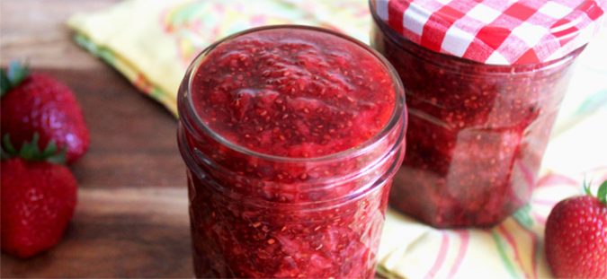 Receita: Geleia Caseira de Morango e Chia