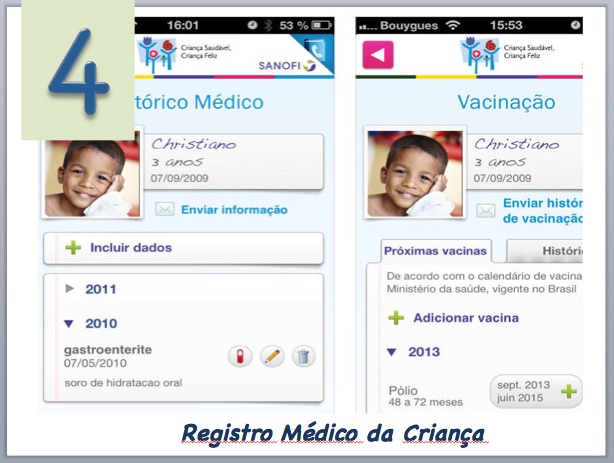 by Andrea Mendes Aplicativo para monitorar saúde criança