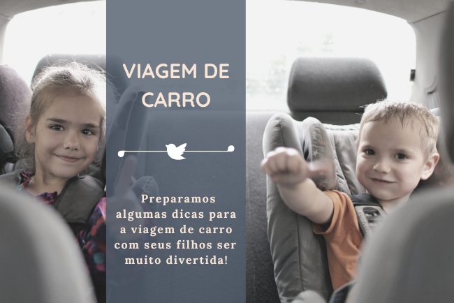Viagem de carro com crianças
