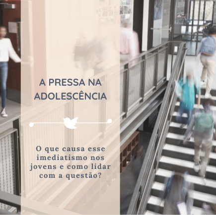 A pressa na adolescência